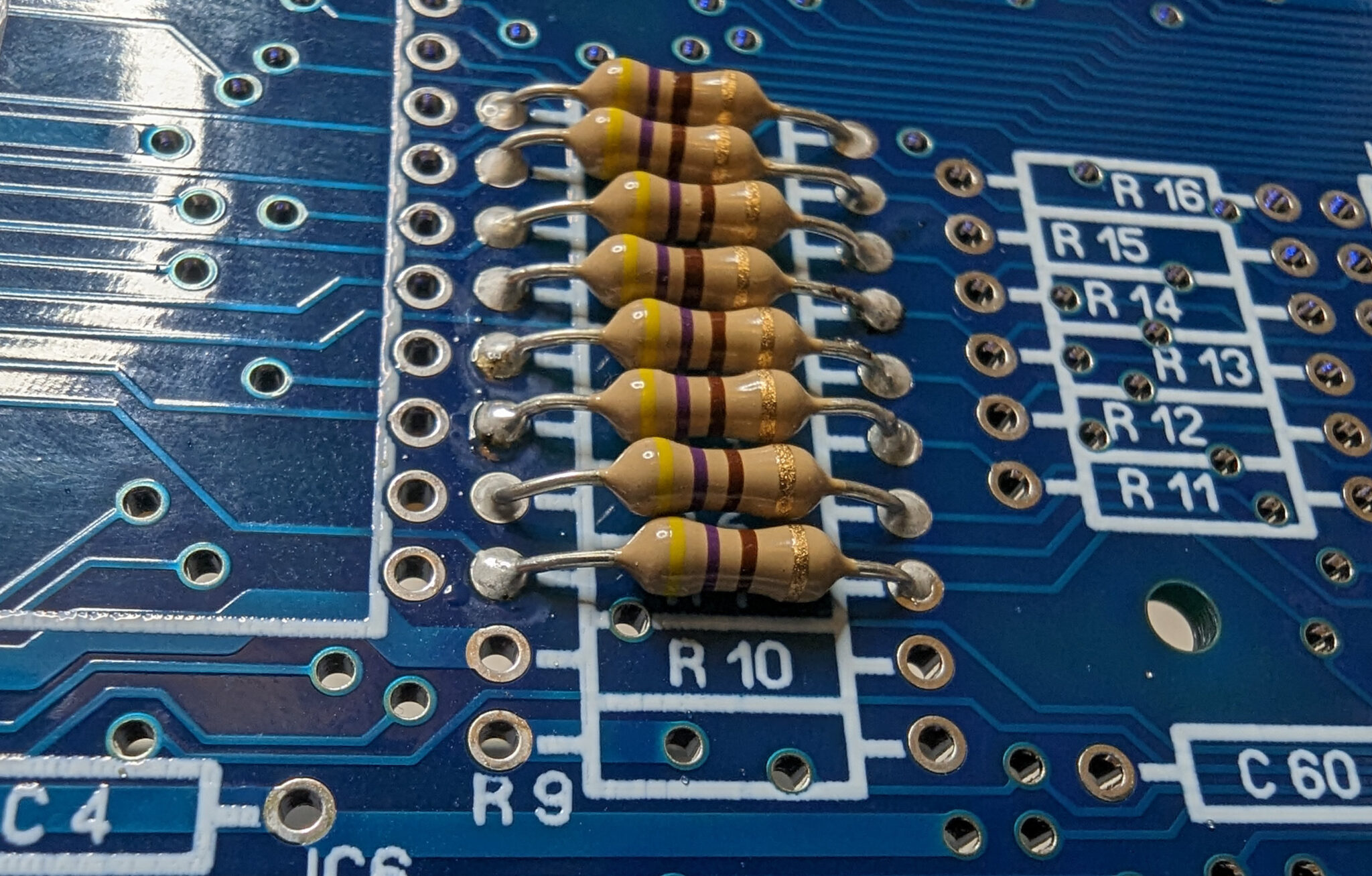 New Build ZX Spectrum Installing The Resistors Lost Retro Tapes